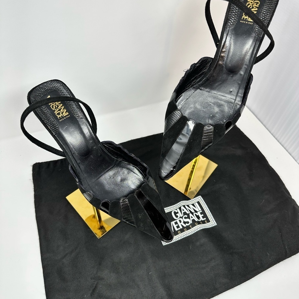 Gently Loved Authentic Giani Versace Leather And … - image 3